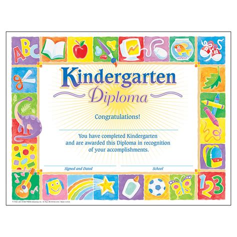 Printable Kindergarten Graduation Diplomas